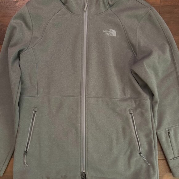 The North Face Windwall Grey Zip Up Jacket - Picture 2 of 6